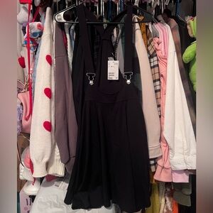 H&M Overall Black Skirt Dress